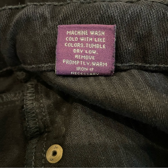 LITM Little in the Middle Straight Leg Black Jeans 16/18 - Picture 6 of 8